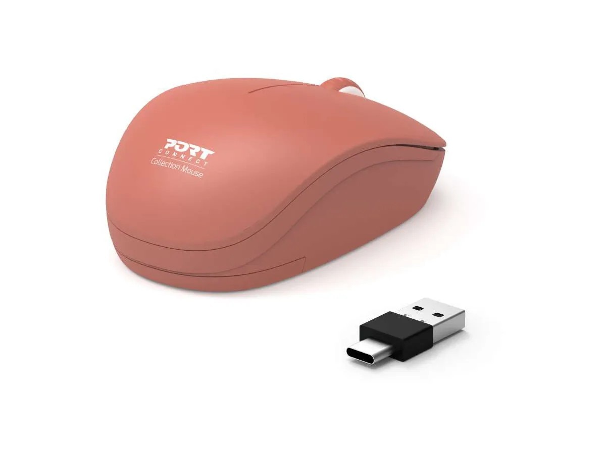 Rato Óptico Wireless Port Collection II - Terracota 3