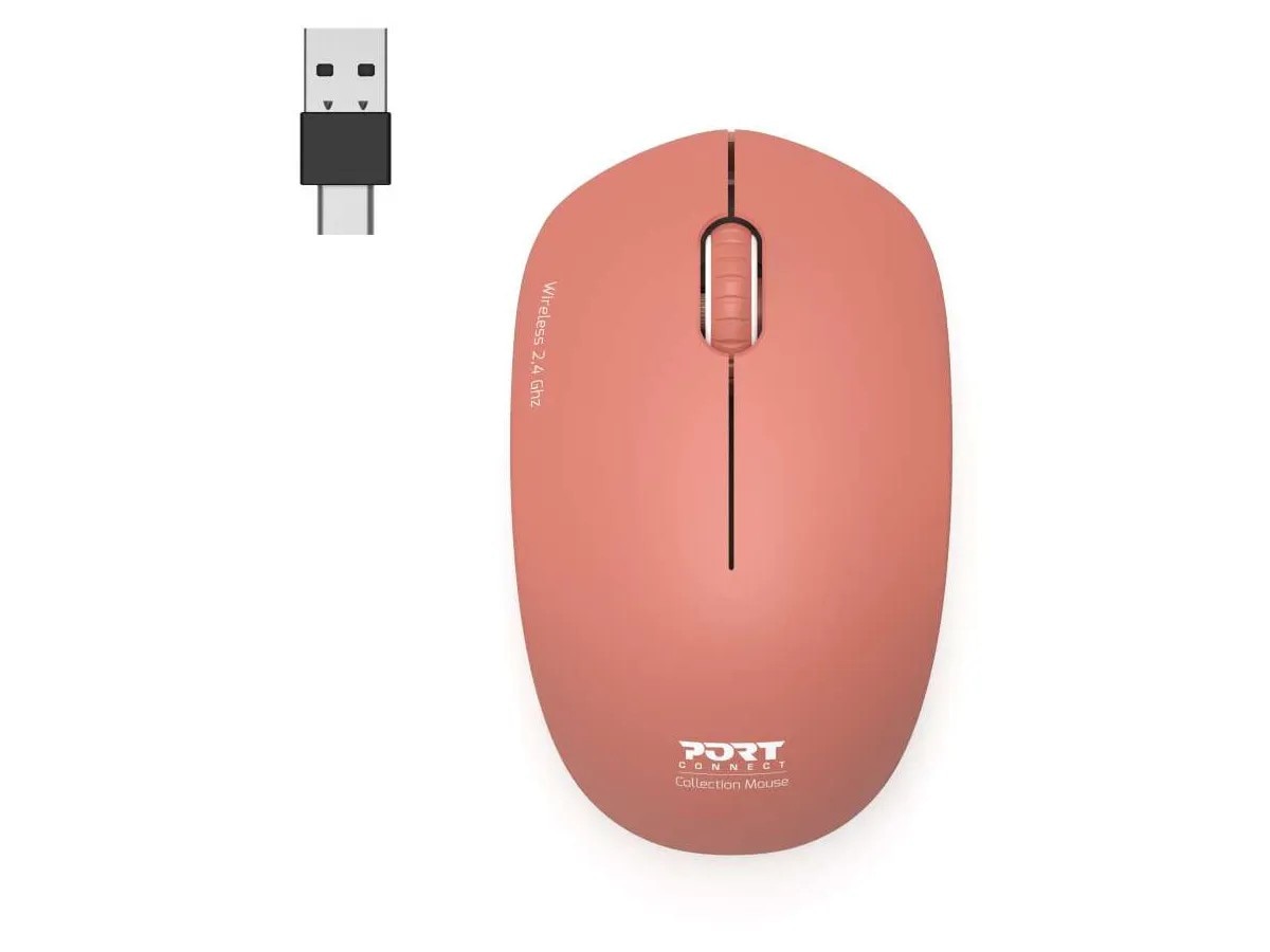 Rato Óptico Wireless Port Collection II - Terracota 4