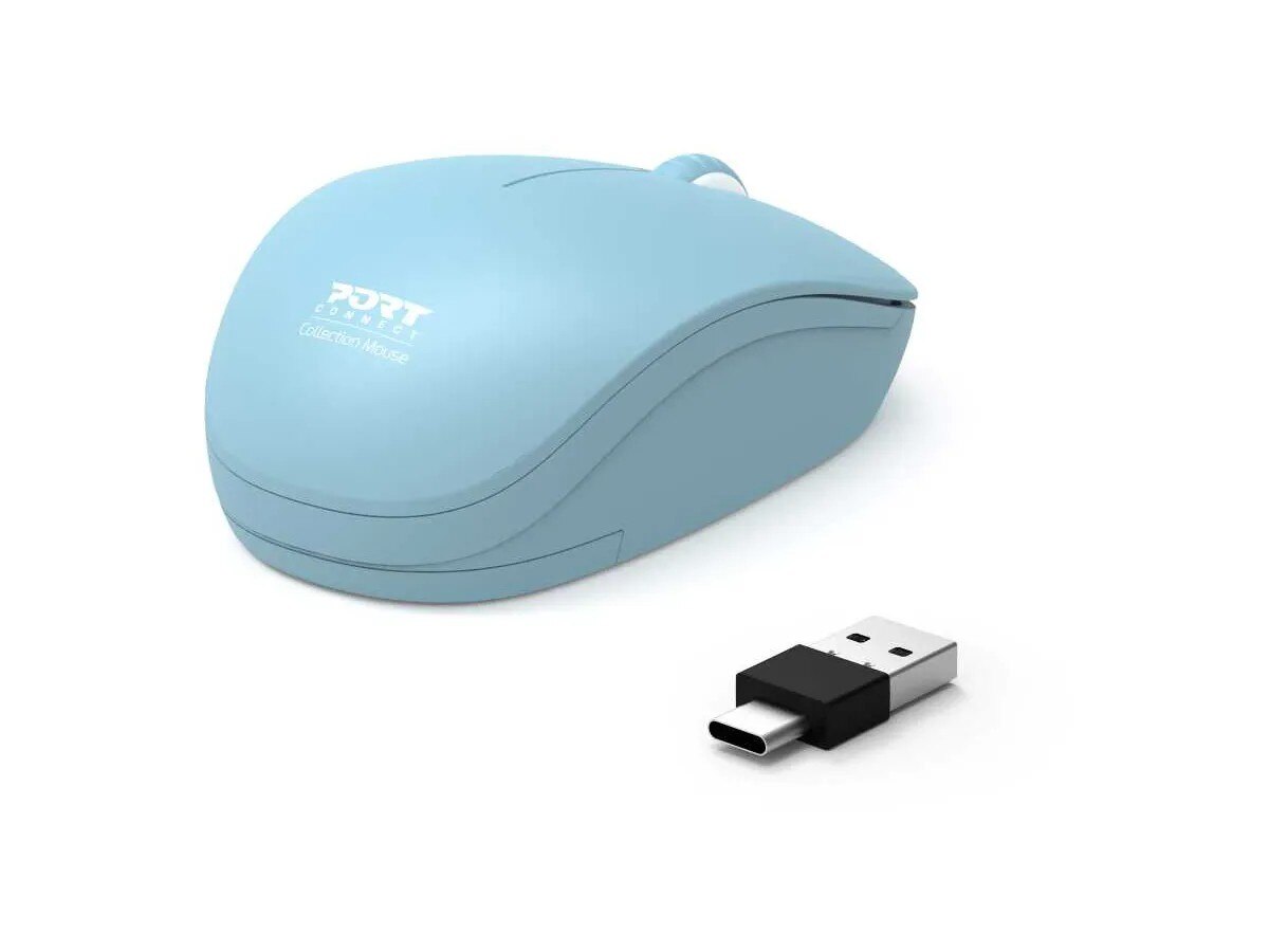 Rato Óptico Wireless Port Collection II - Azul 3