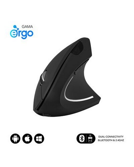 Imagem 0 de Rato Ótico Vertical Ergo Dual Subblime Bateria - Preto