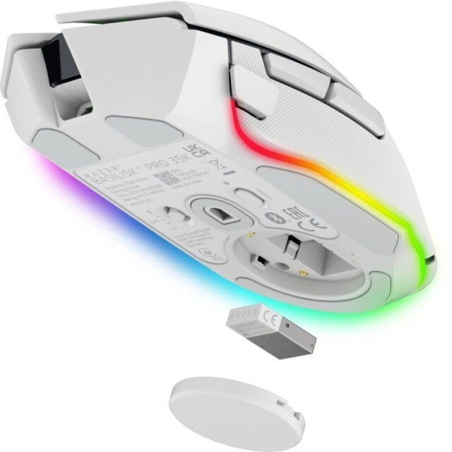 Rato Gaming Wireless Razer Basillisk V3 Pro 35K - Branco 5
