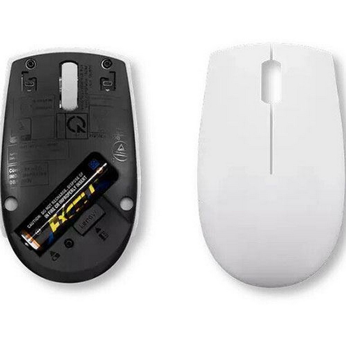 Rato Wireless Lenovo 300 Compact - Branco 6