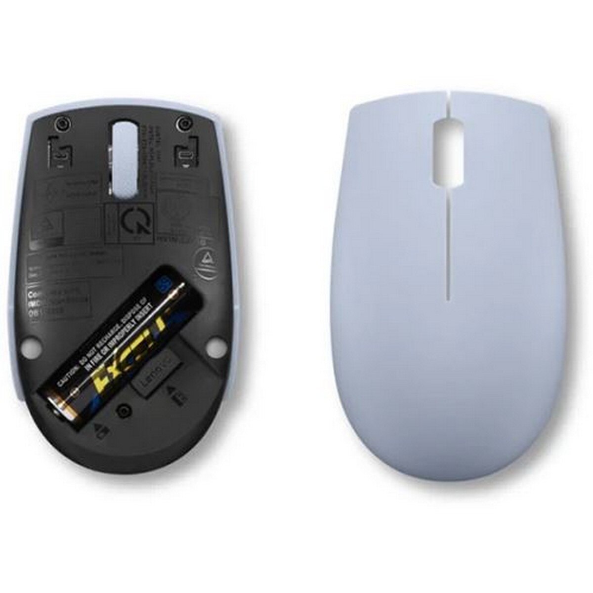 Rato Wireless Lenovo 300 Compact - Azul Claro 5