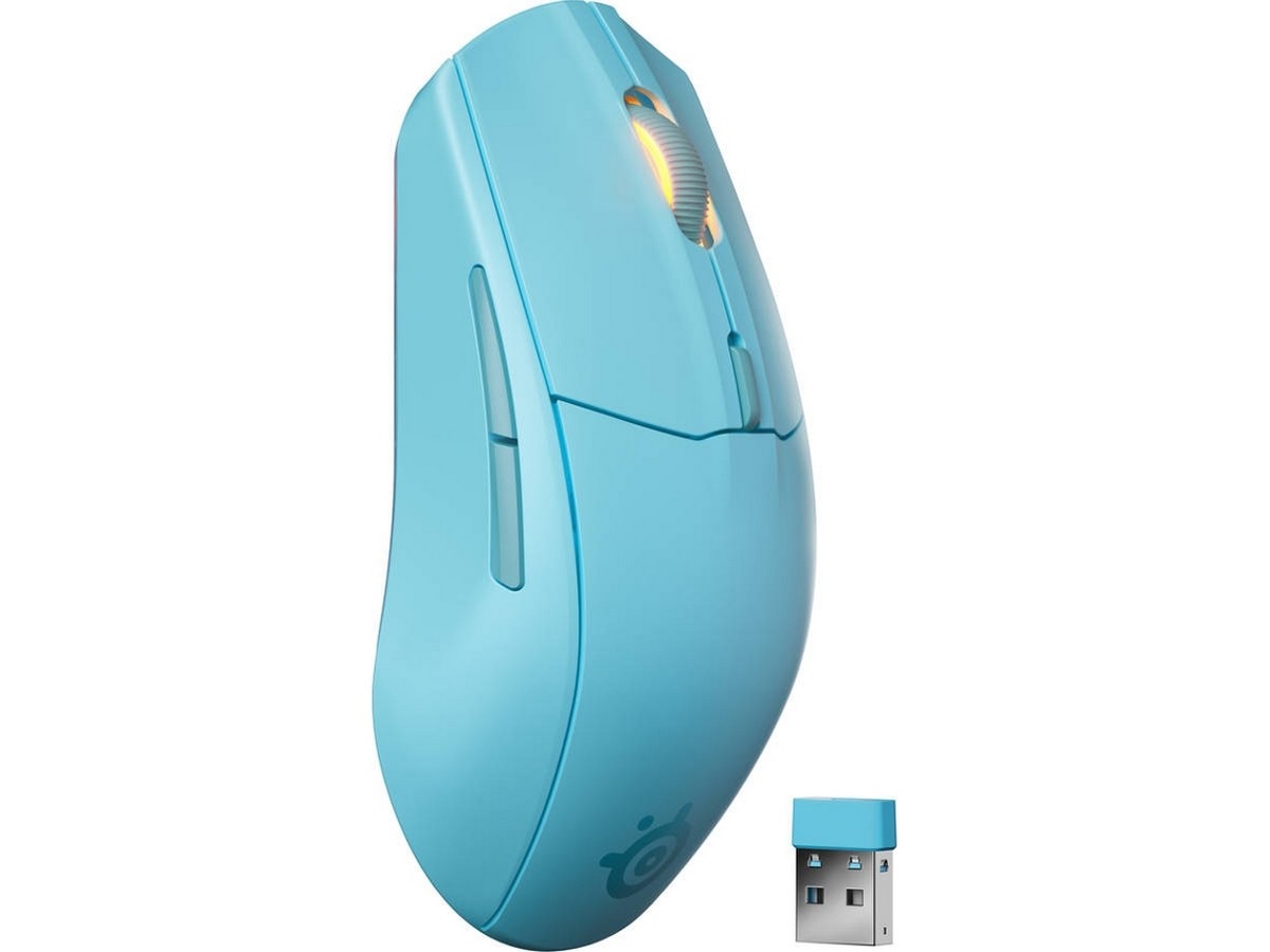 Rato Gaming SteelSeries Rival 3 Wireless Gen 2 - Azul Água 3
