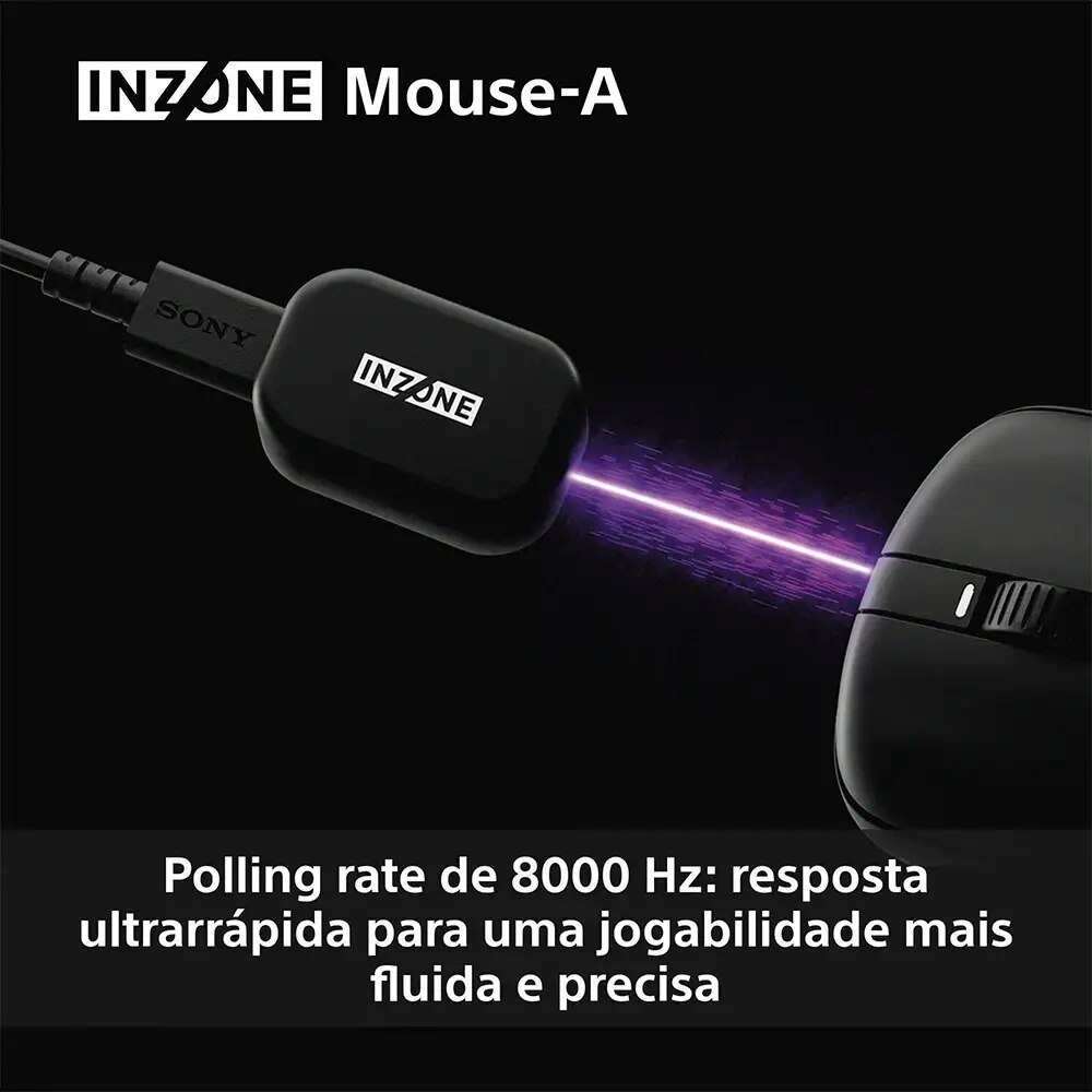 Rato de Gaming Sony INZONE MSE-G500B sem Fios Preto-5