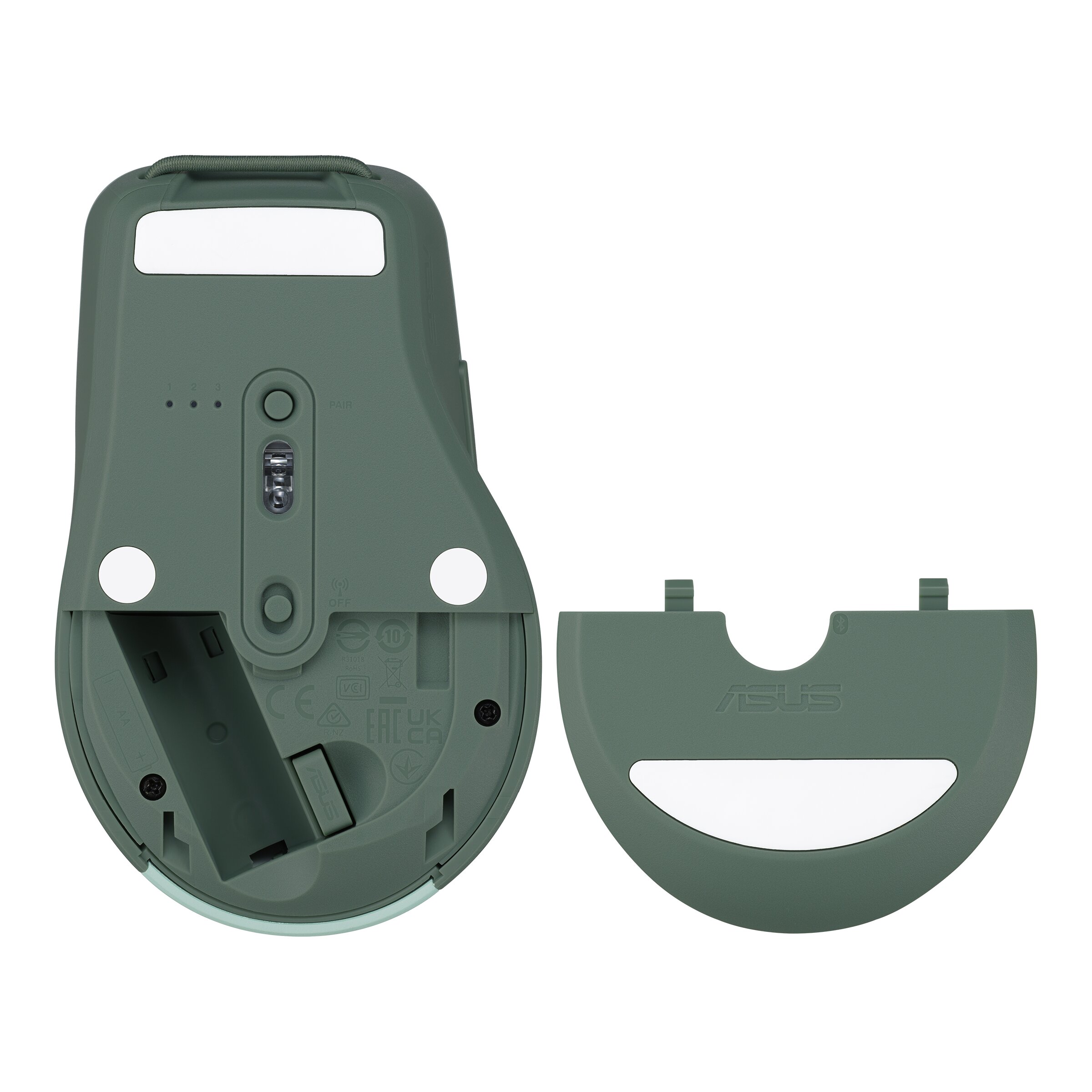 Rato ASUS SmartO MD200 Silent Plus - Verde Verde-4