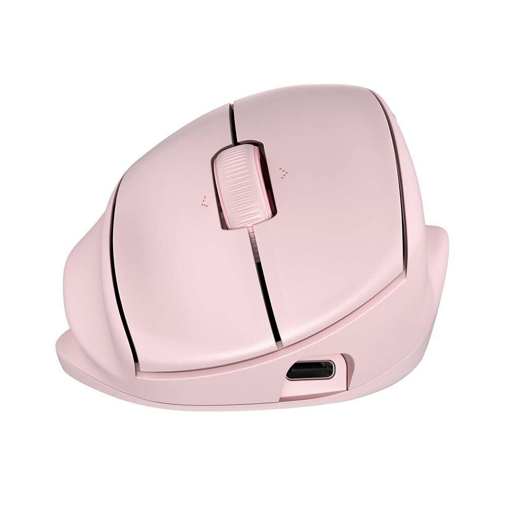 Rato HP Tilt Ergonomic Wireless Mouse 720M Bluetooth 6000DPI Rosa-2