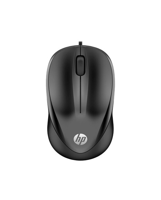 Rato Óptico HP 1000 com Cabo de 1,5 m - Preto Preto-1