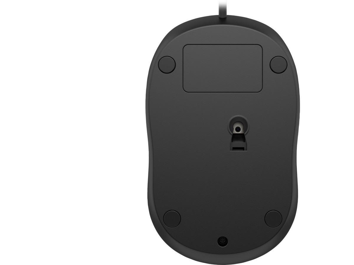 Rato Óptico HP 1000 com Cabo de 1,5 m - Preto Preto-4
