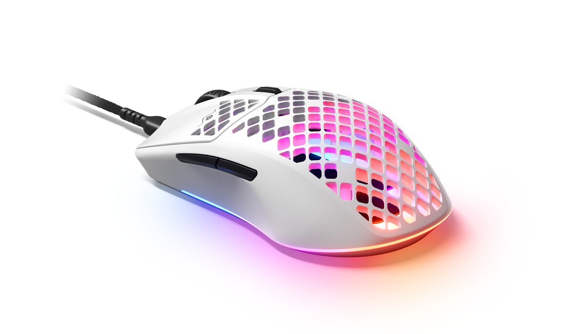 Rato Gaming Steelseries Aerox 3 - Branco Branco-4