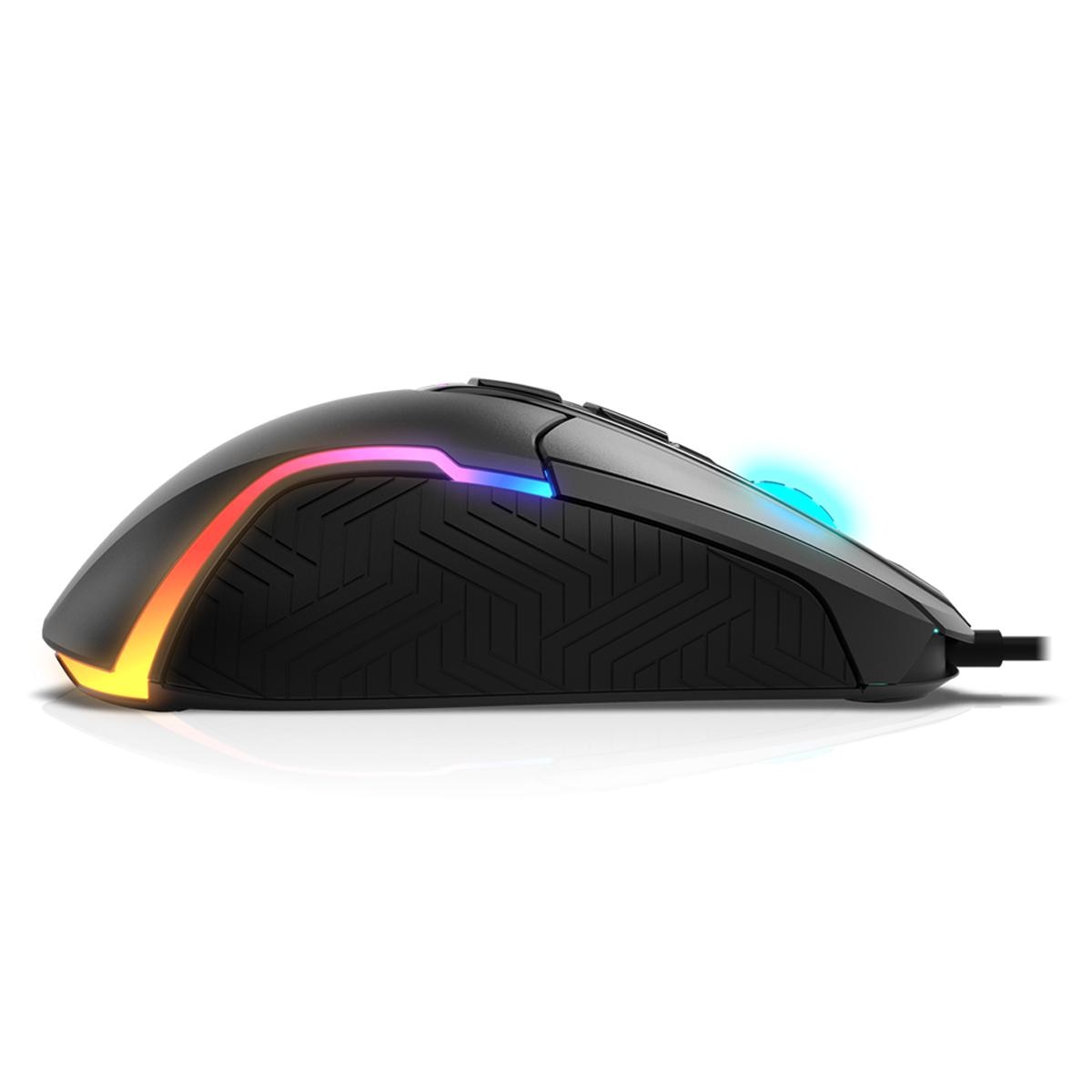 Rato Gaming Krom Kick RGB Sensor óptico de alta precisão, 6 níveis de DPI Preto-2