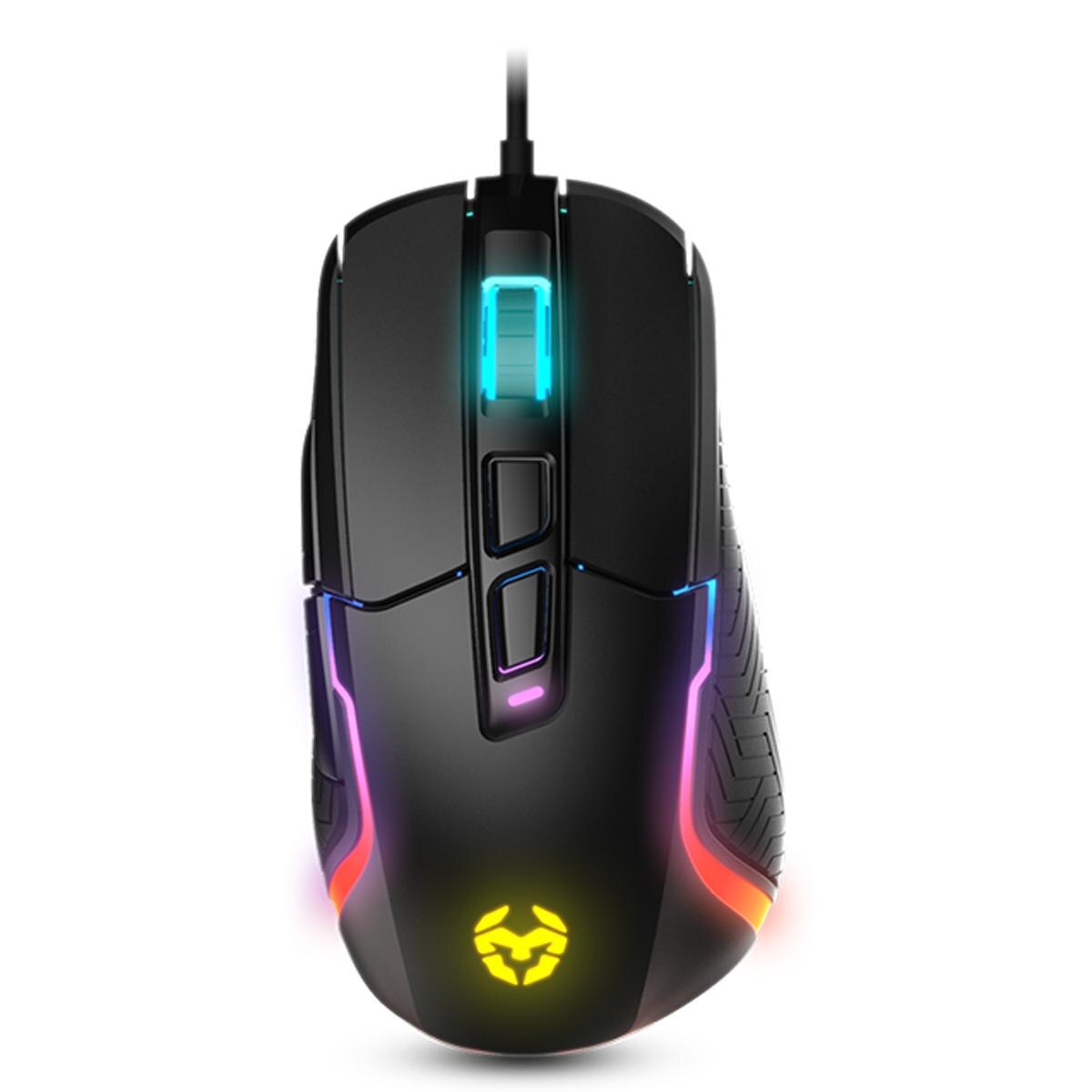 Rato Gaming Krom Kick RGB Sensor óptico de alta precisão, 6 níveis de DPI Preto-4