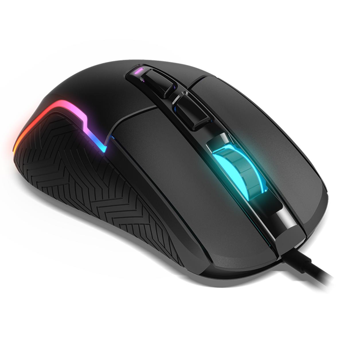 Rato Gaming Krom Kick RGB Sensor óptico de alta precisão, 6 níveis de DPI Preto-7