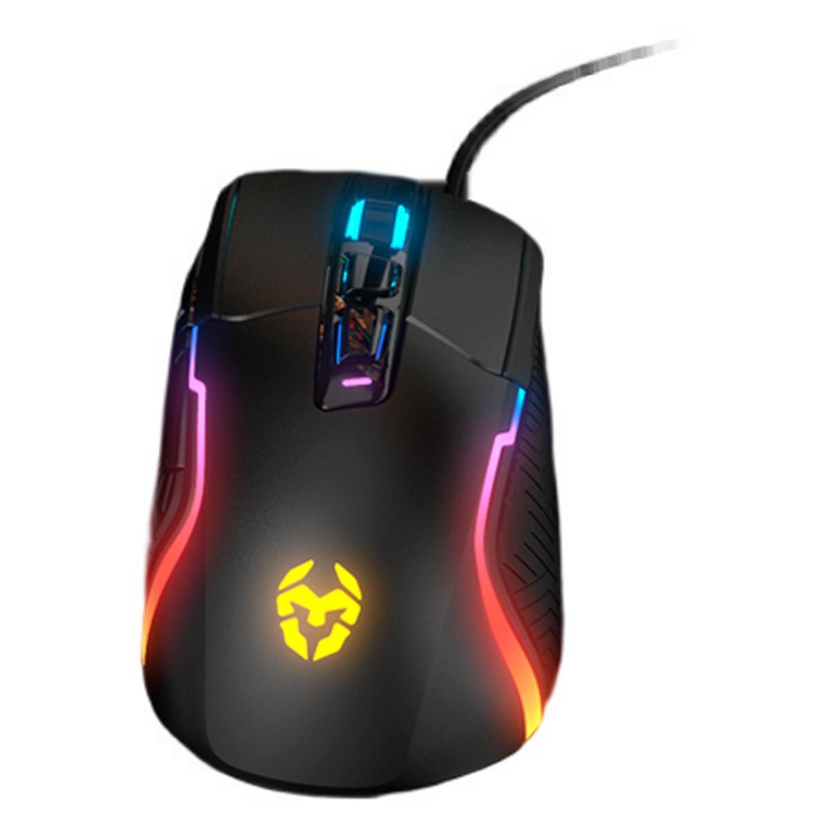 Rato Gaming Krom Kick RGB Sensor óptico de alta precisão, 6 níveis de DPI Preto-11