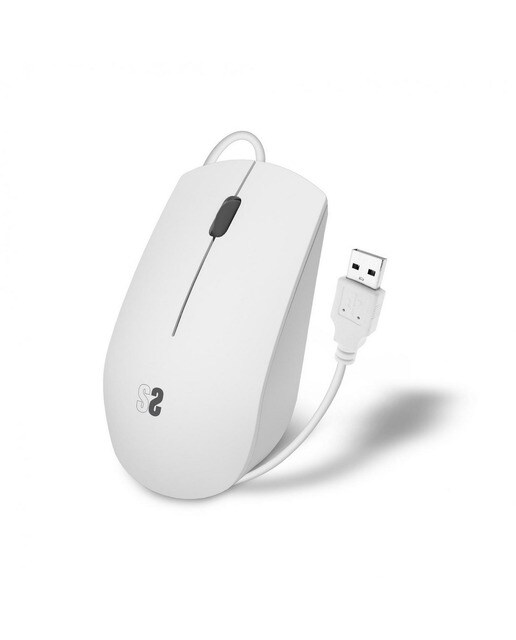 Rato Óptico Subblim Business USB 1200DPI - Branco 1