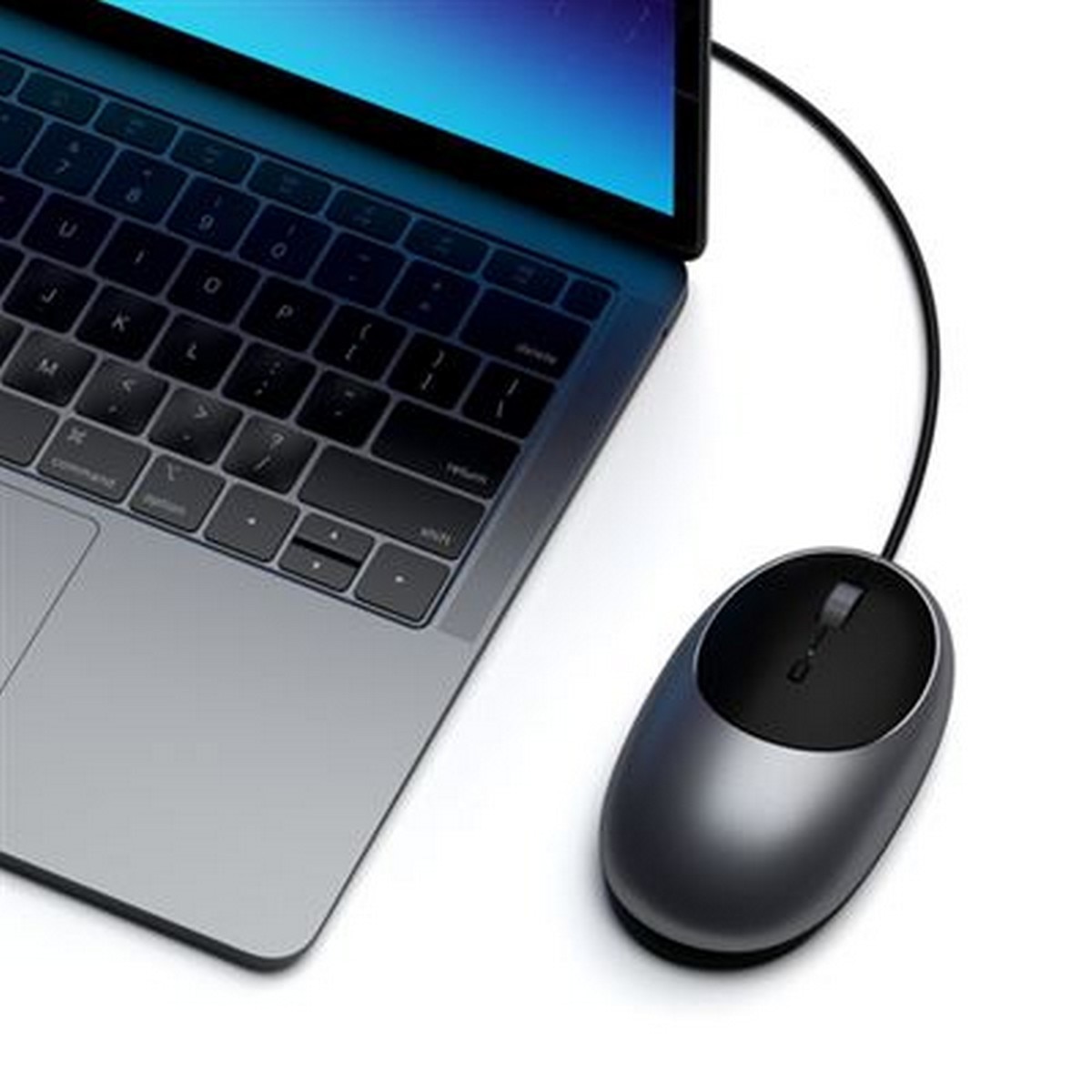 Rato Com Fios Satechi C1 , USB-C - Space Grey 2