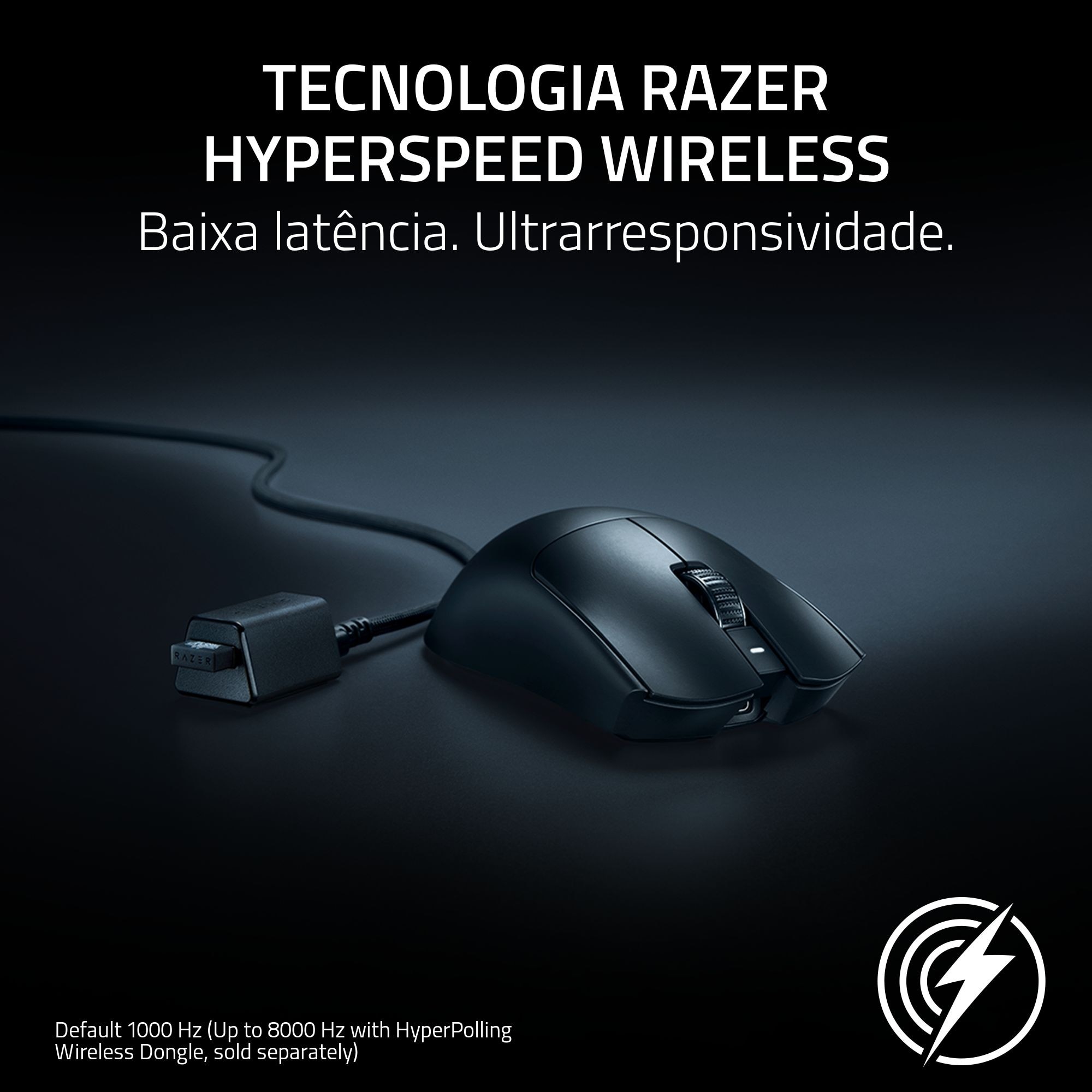 Rato Gaming Razer Viper V3 Pro SE Wireless - Preto Preto-7