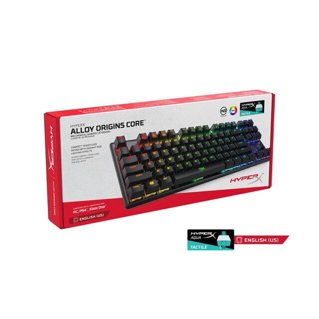 Teclado Mecânico Gaming Alloy Origins Core RGB Red 8