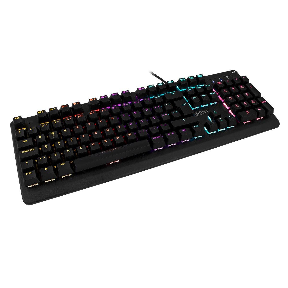 Teclado Gaming 1Life Mekan Mecânico RGB X Red Preto-2