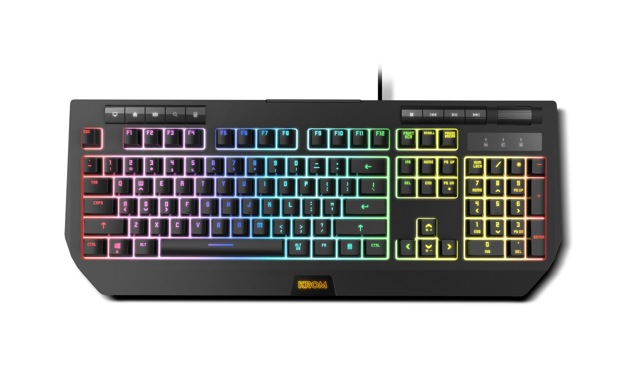 Imagem 0 de Teclado Gaming Semi-Mecânico Nox Krom Kuma