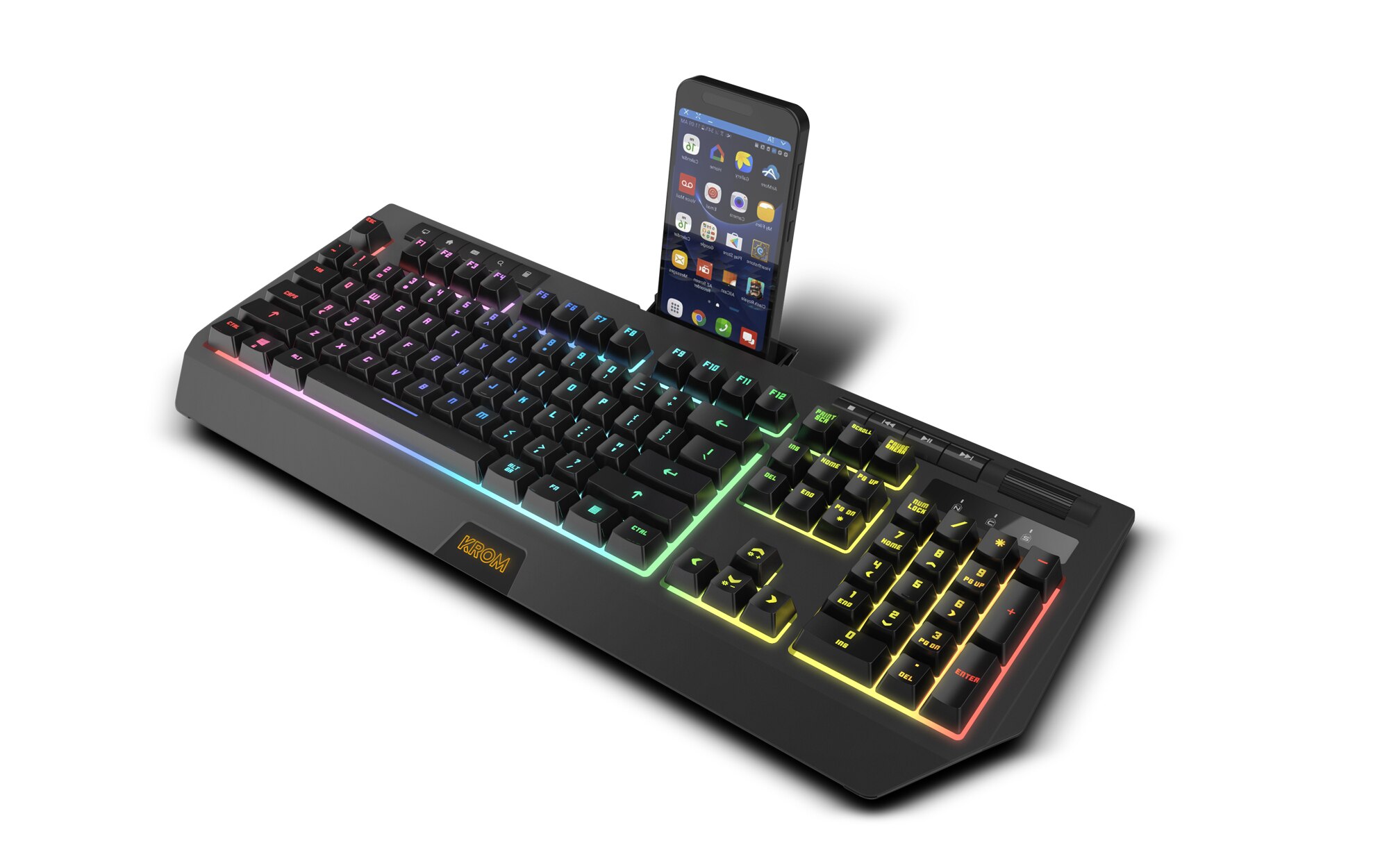 Teclado Gaming Semi-Mecânico Nox Krom Kuma 7