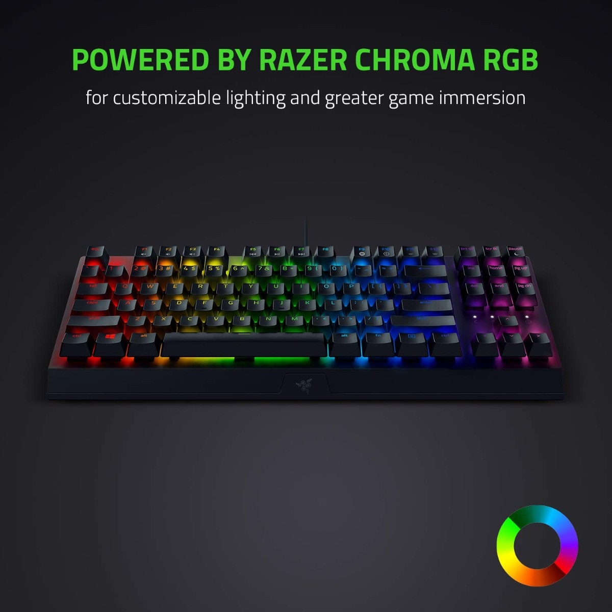 Teclado Mecânico Razer Blackwidow V3 PT Tenkeyless RGB Yellow Switch 2
