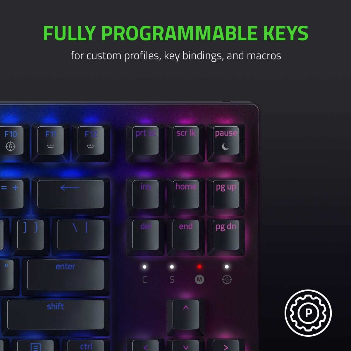 Teclado Mecânico Razer Blackwidow V3 PT Tenkeyless RGB Yellow Switch 6