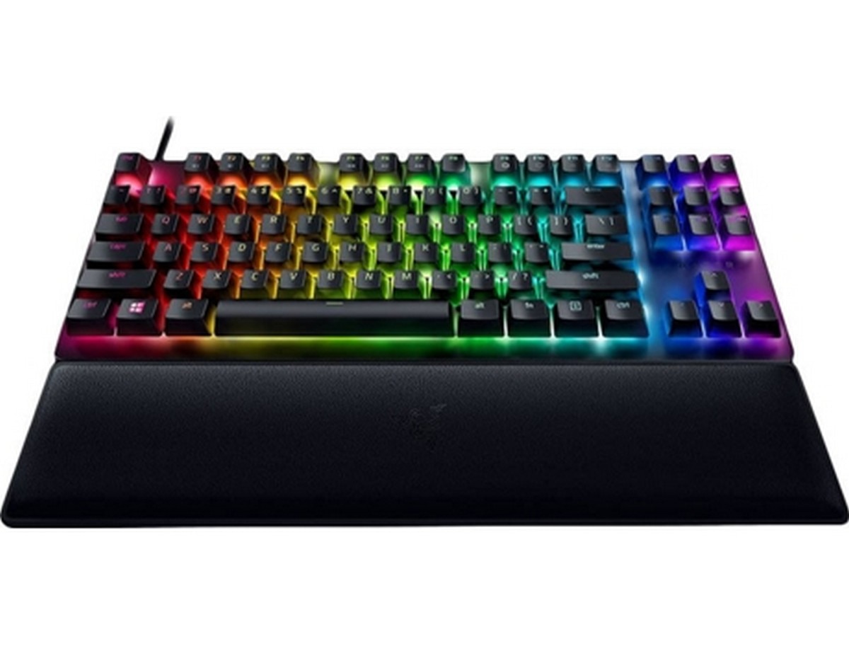 Imagem 0 de Teclado Gaming Razer Huntsman V2 Tenkeyless (Purple Switch) - US Layout