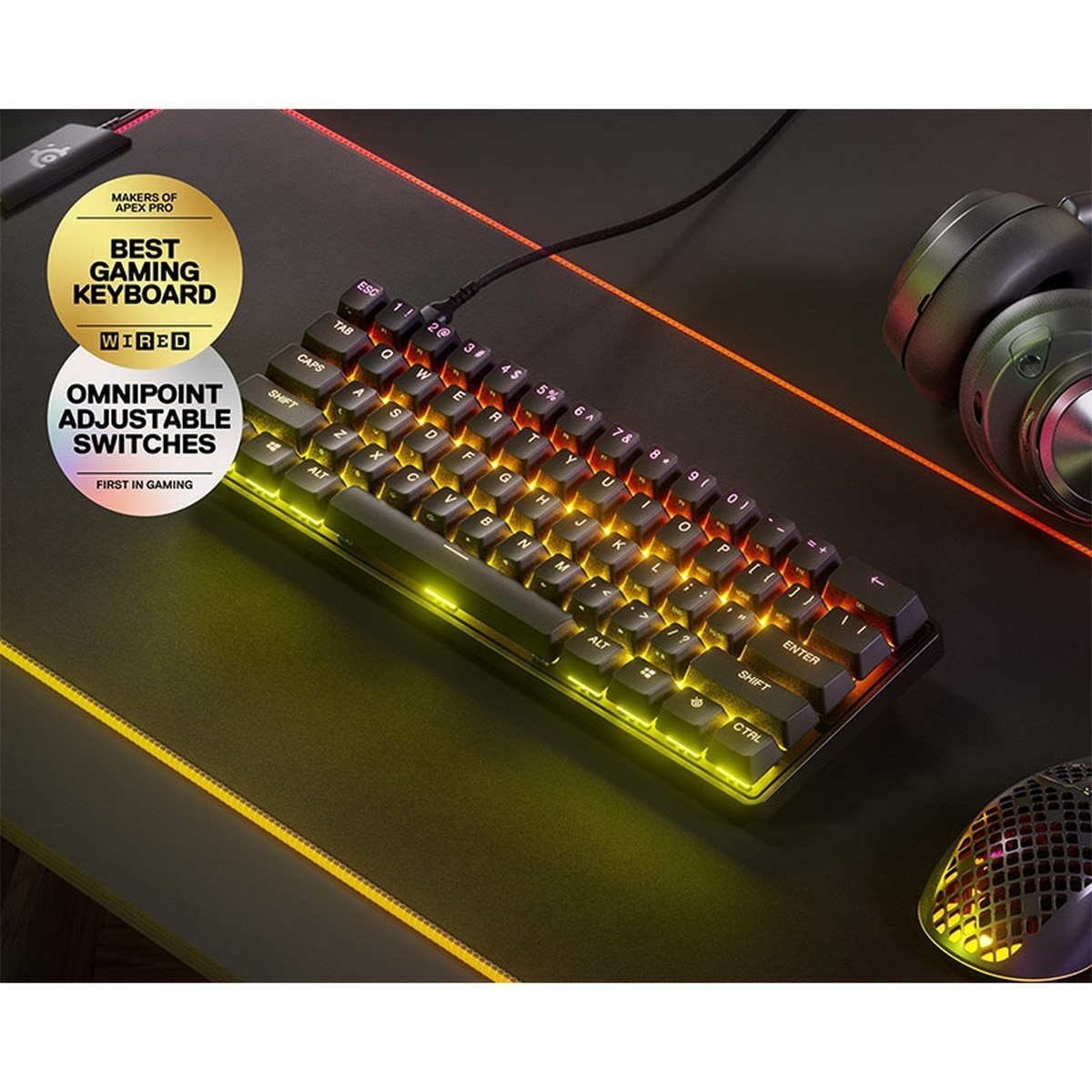 Teclado Mecânico Apex Pro Mini US RGB 2