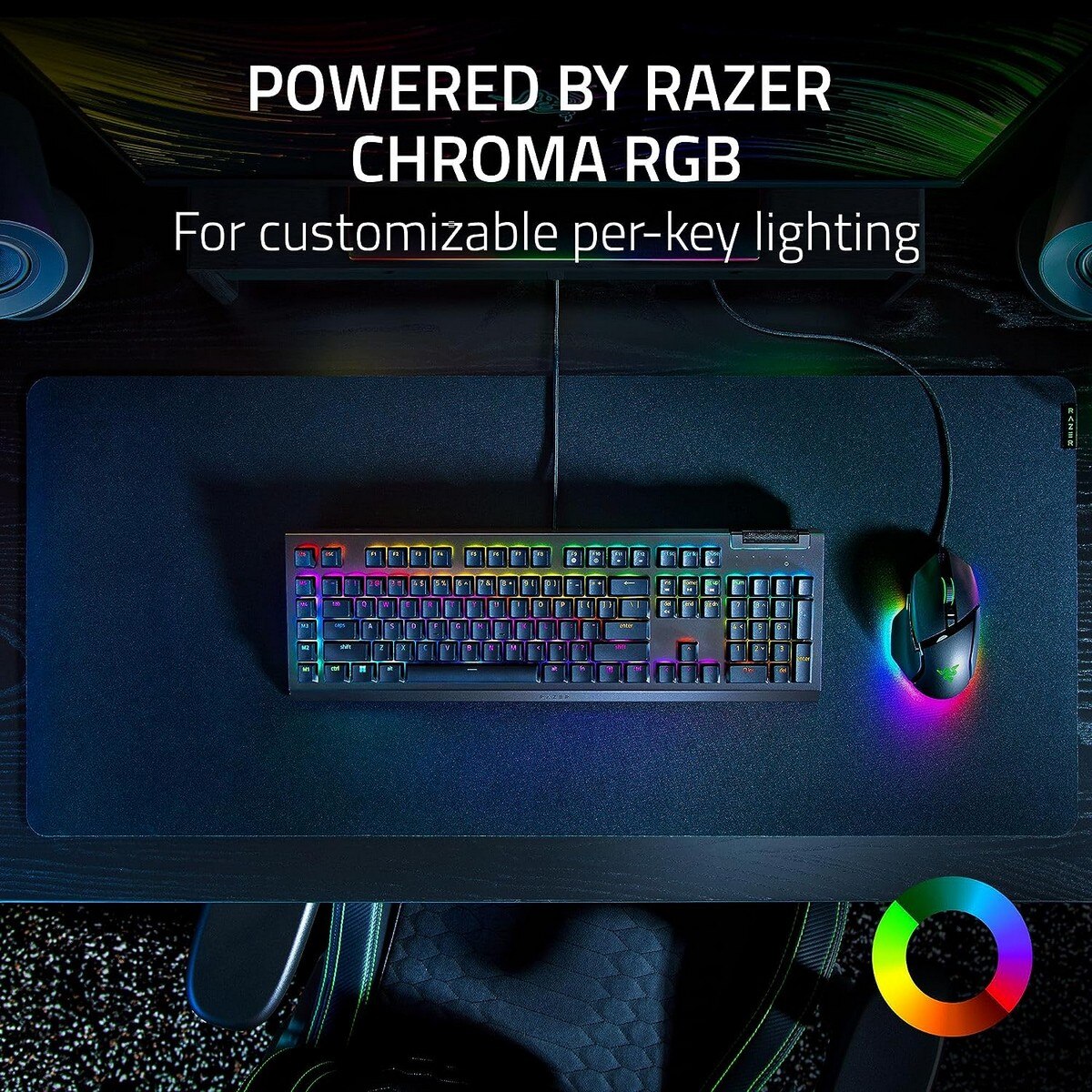 Teclado Mecânico Razer BlackWidow V4 X RGB PT Yellow Switch 3
