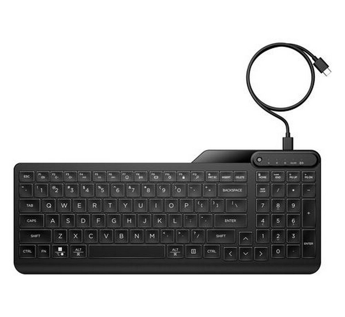 Teclado HP 400 Retroiluminado - Preto 8
