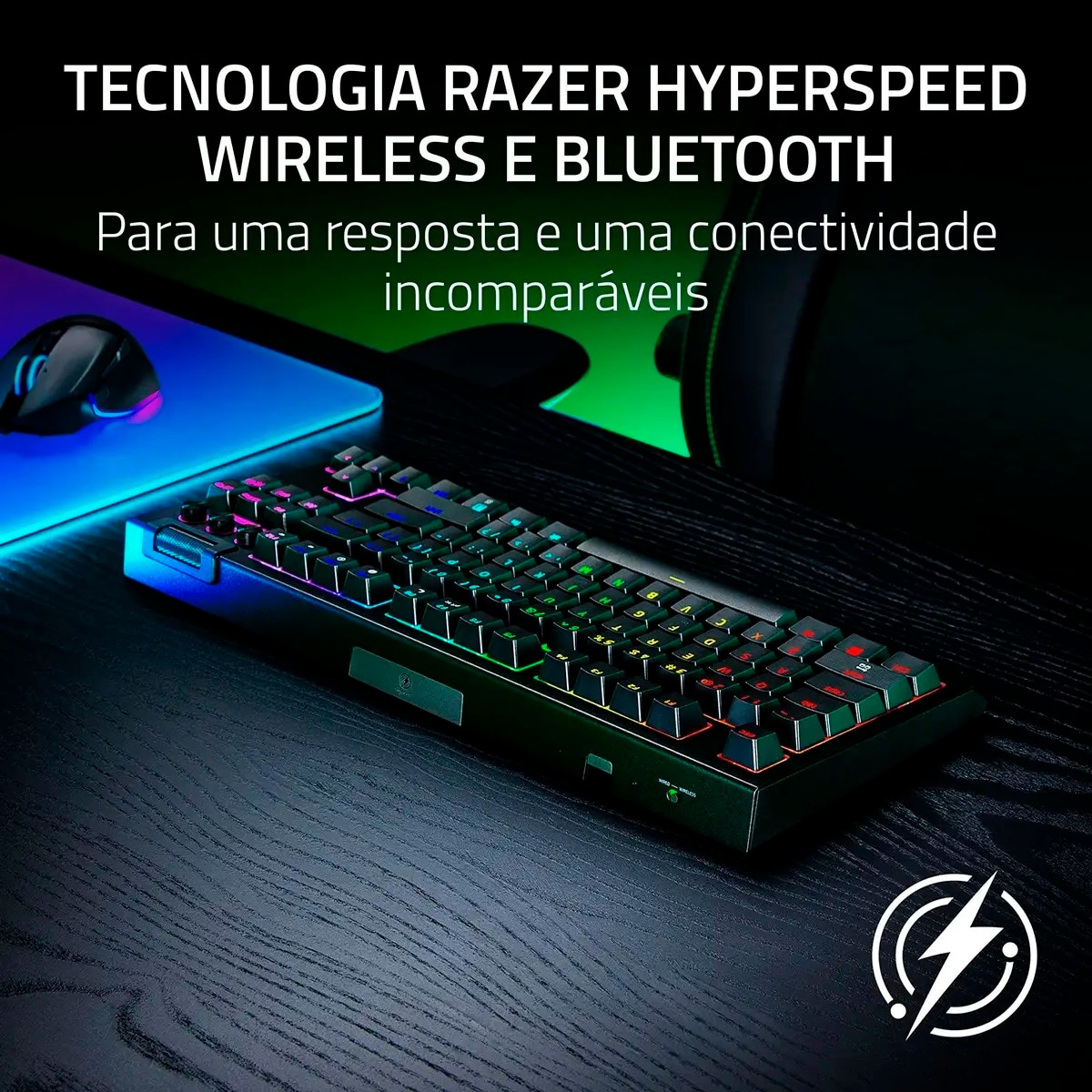Teclado Gaming Razer BlackWidow V4 Tenkeyless HyperSpeed - Layout EUA 5