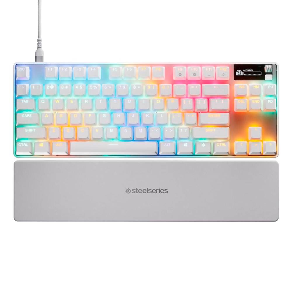 Imagem 0 de Teclado Mecânico Steelseries Apex Pro TKL Gen 3 RGB US - Branco
