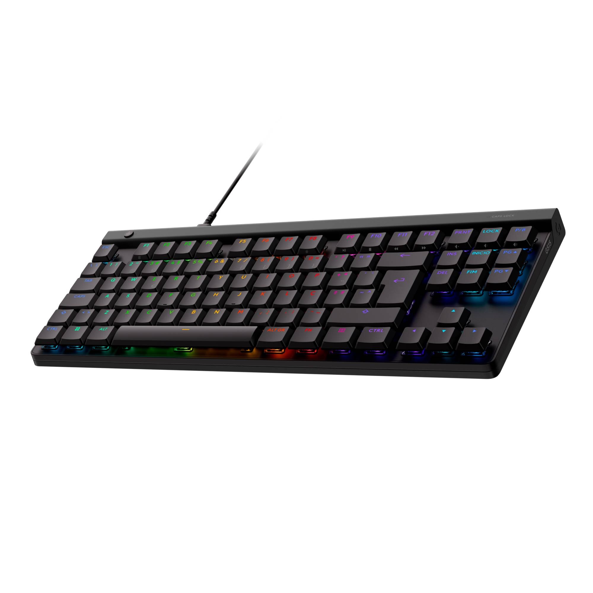 Imagem 0 de Teclado Mecânico Logitech Gaming G515 TKL RGB Wired PT GL Tactile Switches - Preto