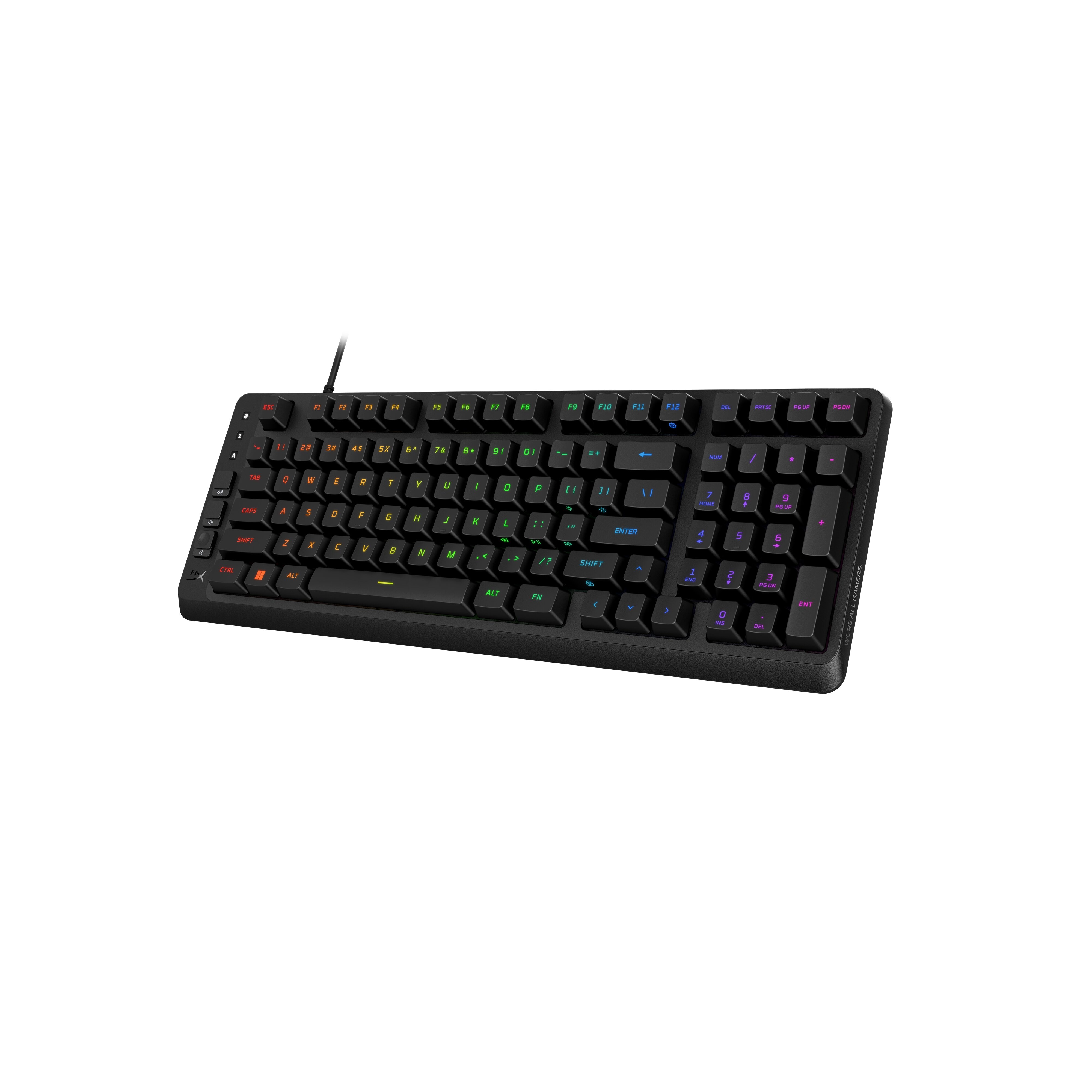 Teclado HyperX Eve 1800 Compact Gaming RGB PT - Preto Preto-3