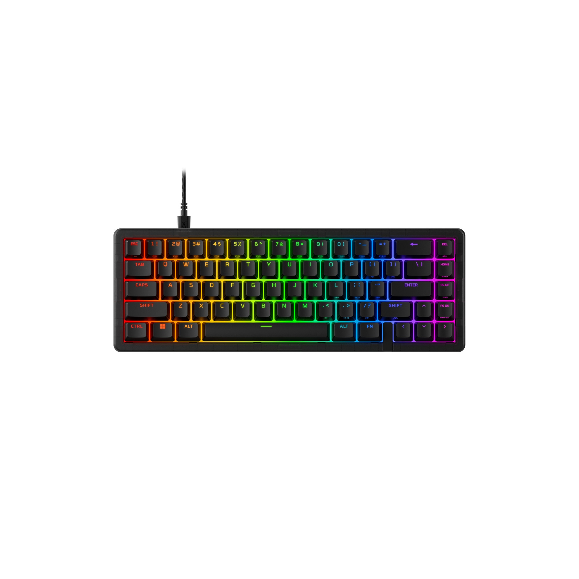 Imagem 0 de Teclado HyperX Origins 2 65 RGB Gaming PT Linear Switches - Preto