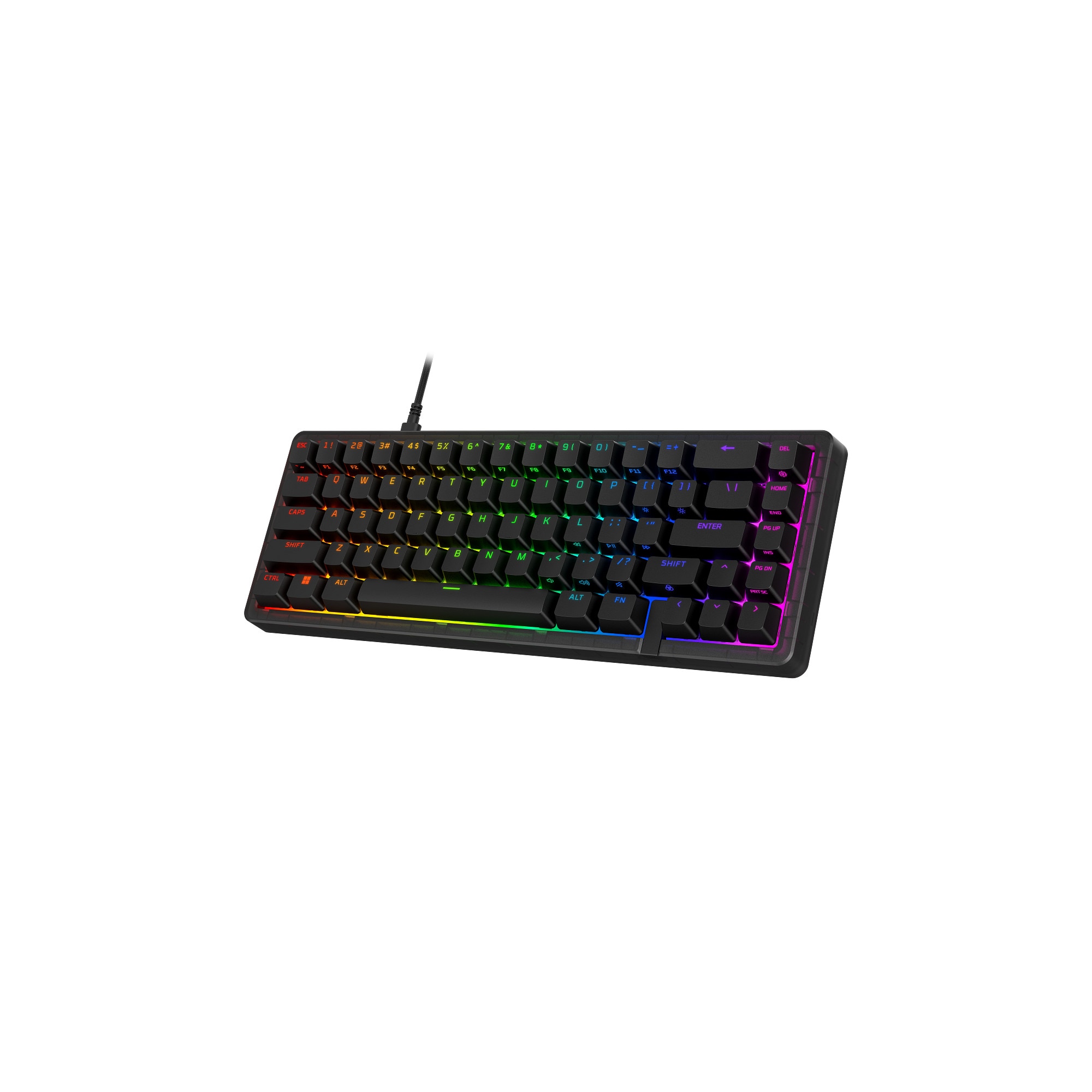 Teclado HyperX Origins 2 65 RGB Gaming PT Linear Switches - Preto Preto-2