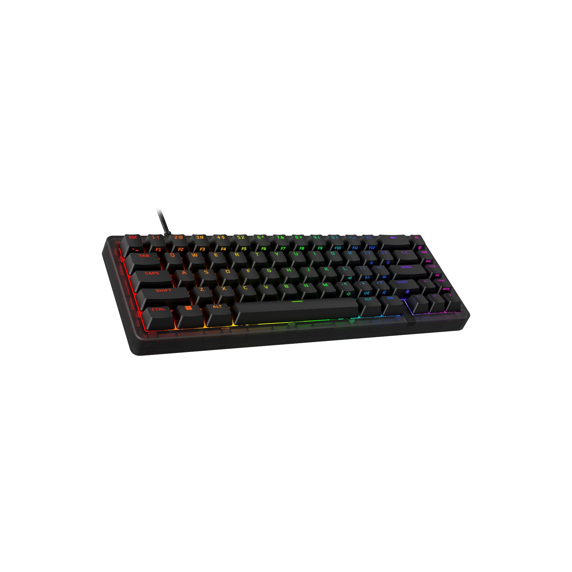 Teclado HyperX Origins 2 65 RGB Gaming PT Linear Switches - Preto Preto-3