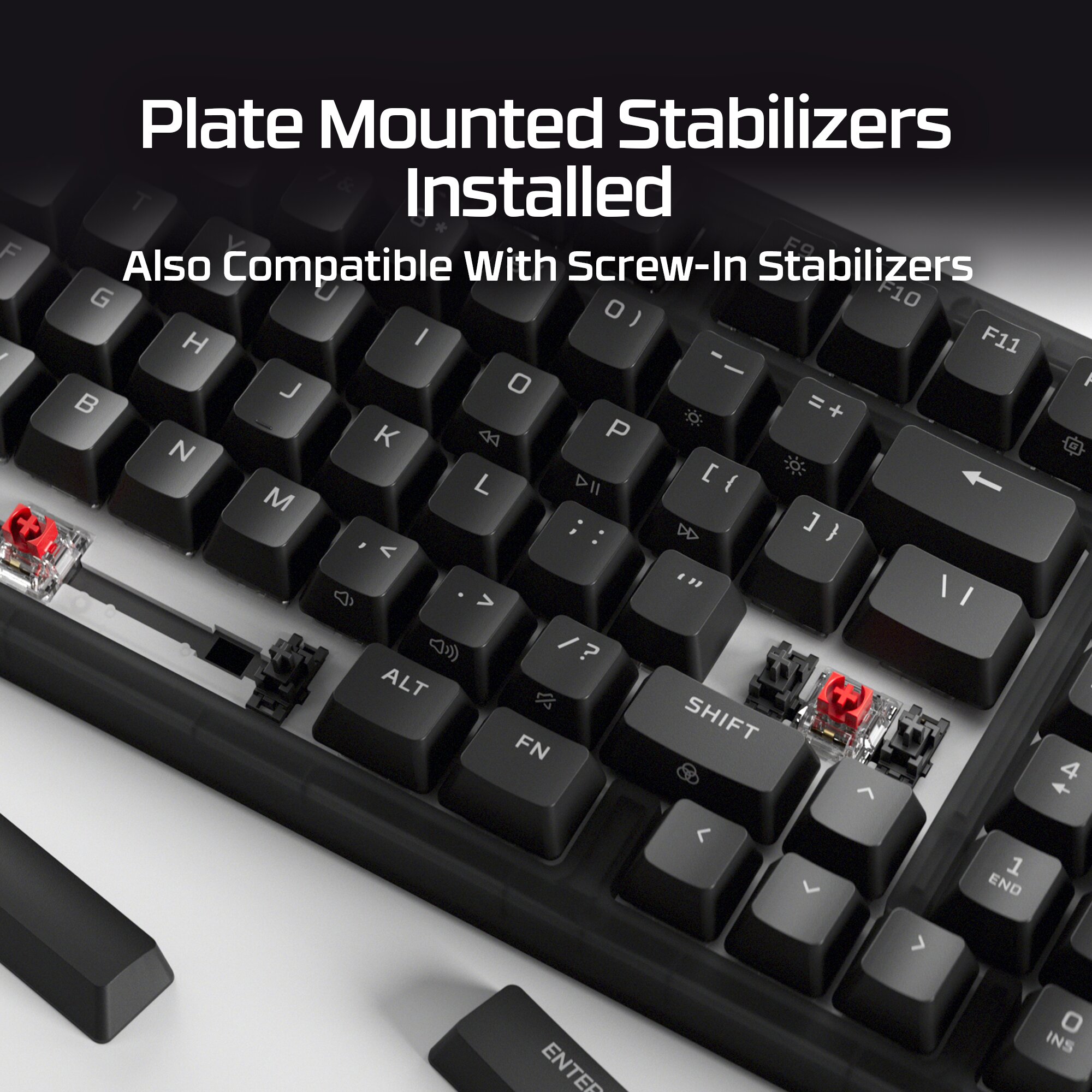 Teclado HyperX Origins 2 1800 Gaming RGB PT Red Linear Switches 5