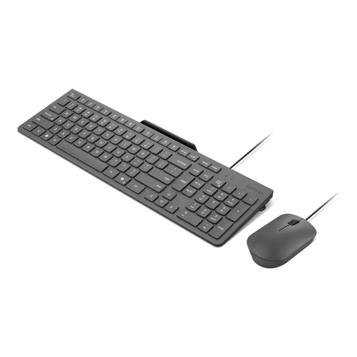 Teclado + Rato com Fios USB-A Lenovo 310 Luna Grey-2