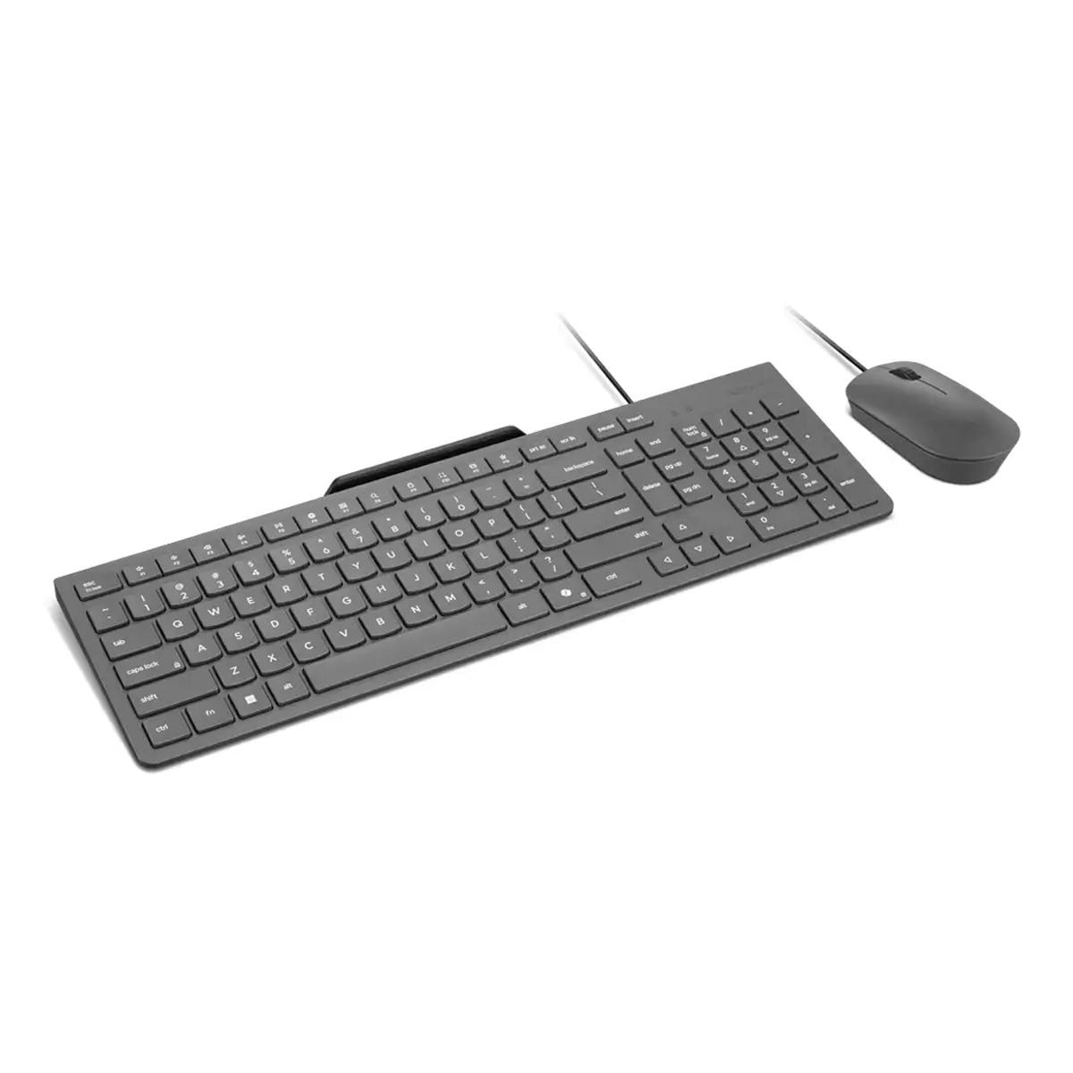 Teclado + Rato com Fios USB-A Lenovo 310 Luna Grey-3