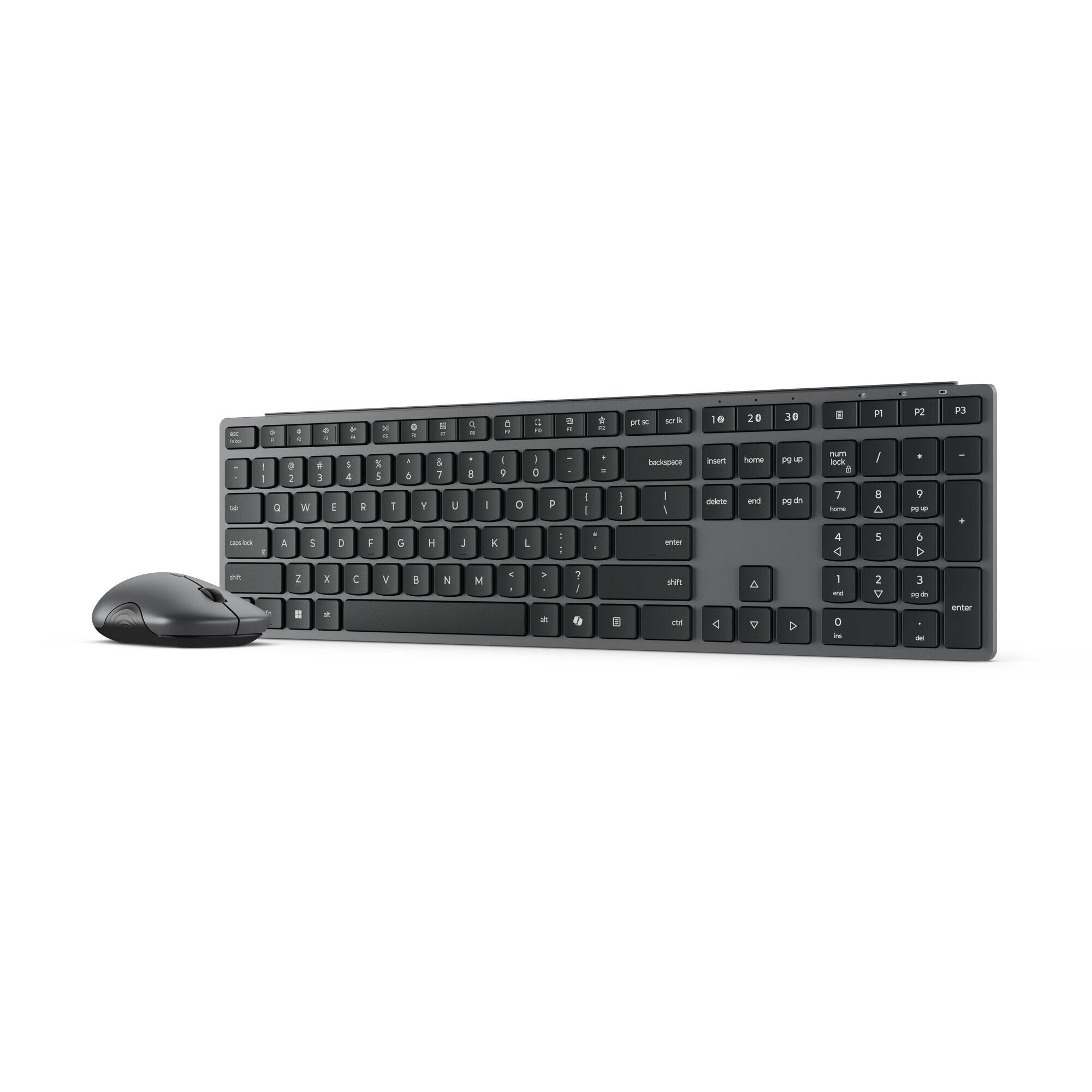 Teclado + Rato sem Fios Lenovo 700 Luna Grey-7