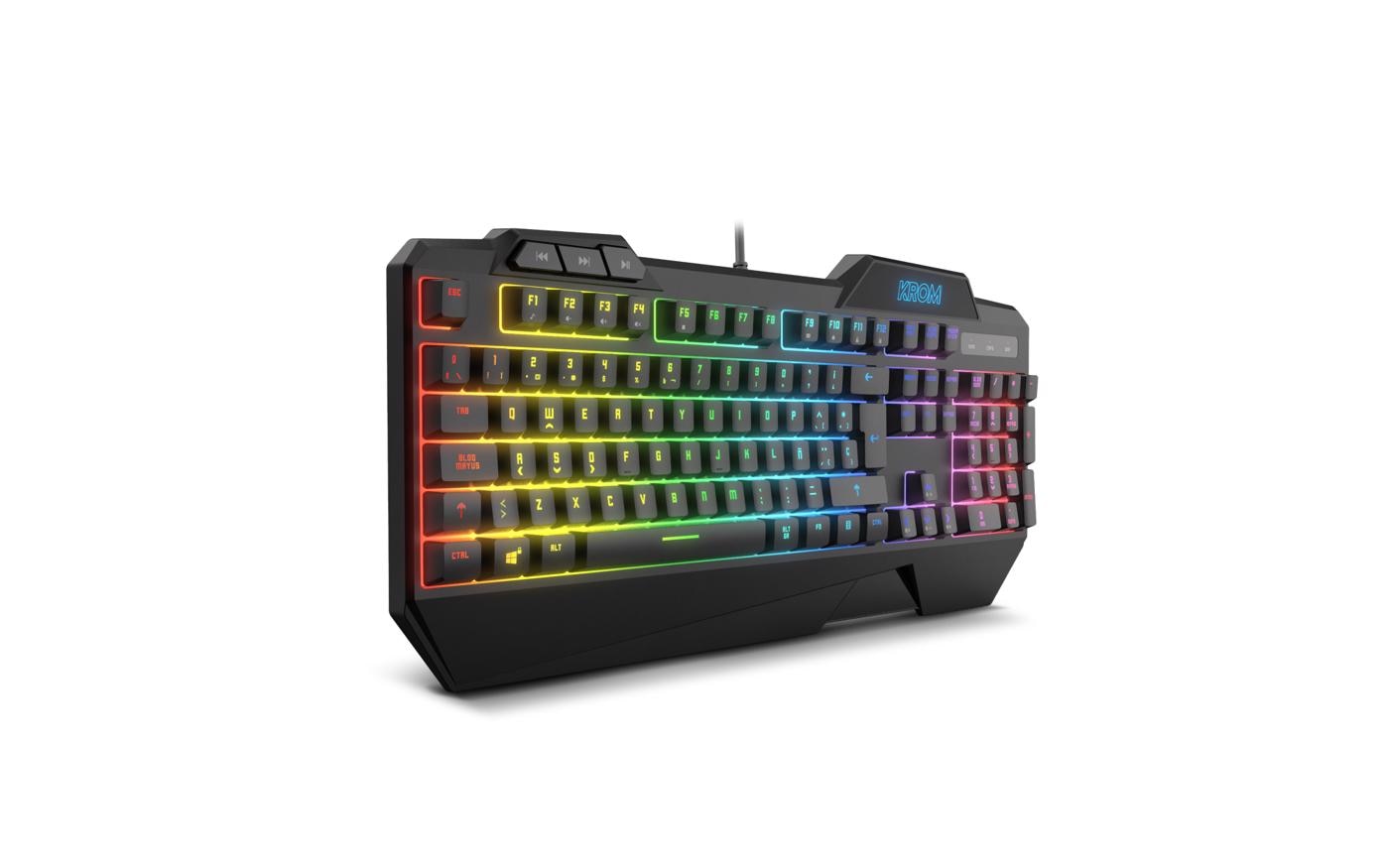 Teclado + Rato Combo Krom Krusher Semi Mecânico RGB (PT) 2