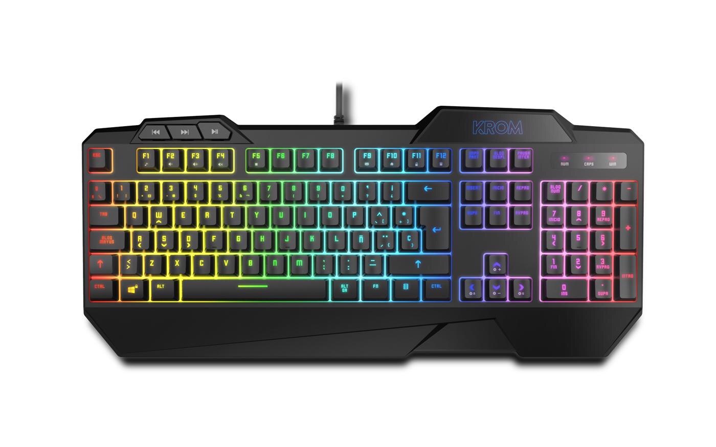 Teclado + Rato Combo Krom Krusher Semi Mecânico RGB (PT) 4
