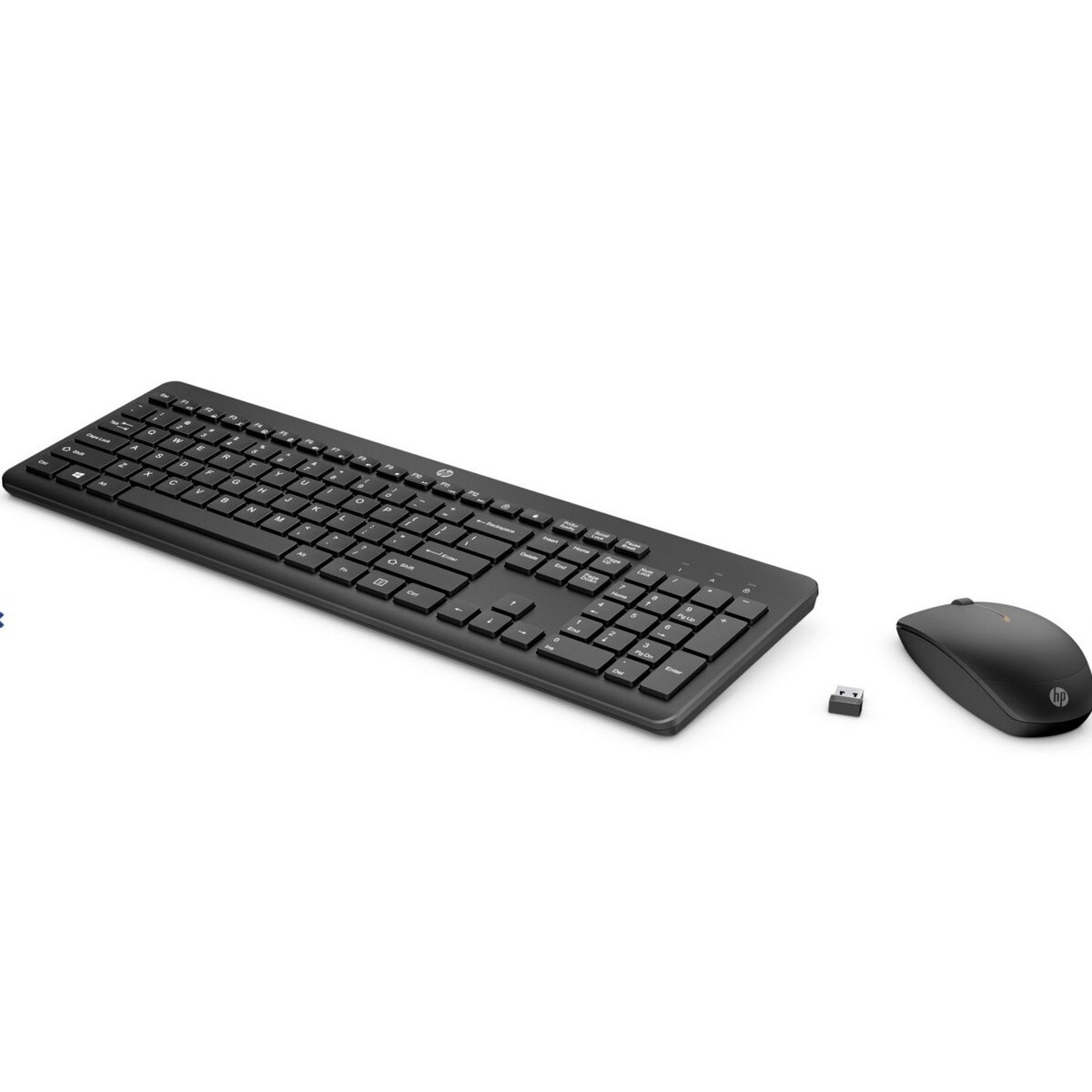 Teclado + Rato Sem Fios HP 230 - Preto Preto-2