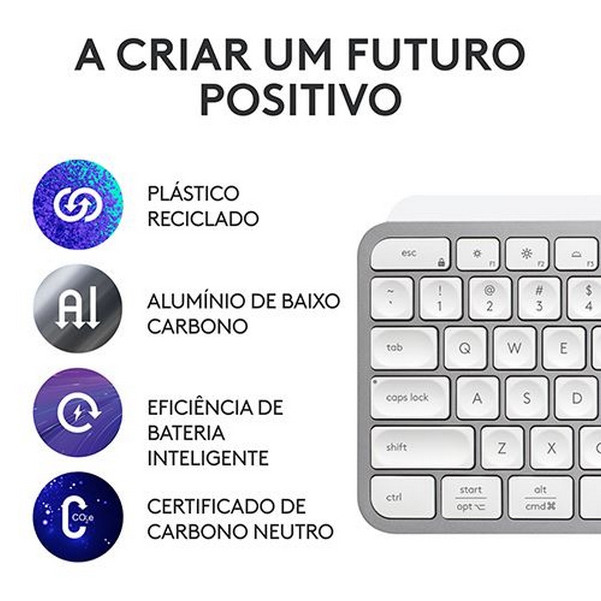 Teclado Logitech MX Keys S PT - Cinzento 4