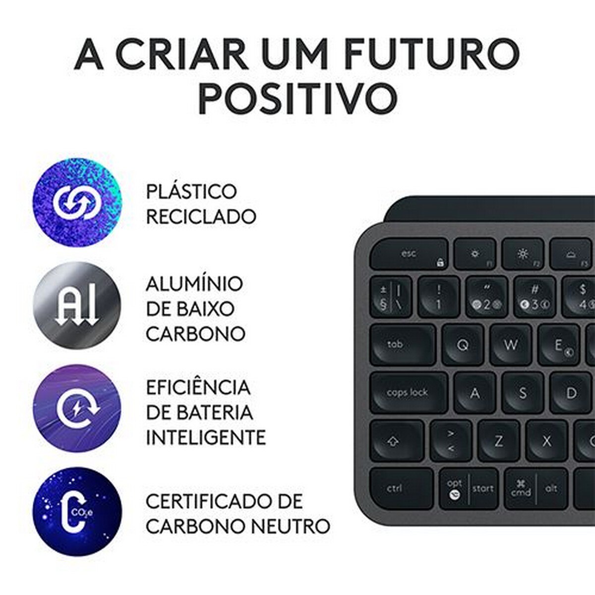 Teclado MX Keys S + Rato MX Master 3S Logitech - Preto 5