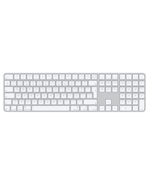 Magic Keyboard com Touch ID e Teclado Numérico para Modelos de Mac com Processador Apple - Português - Teclas Brancas 1