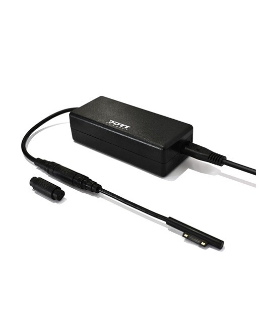 Imagem 0 de Transformador Port Designs para Microsoft Surface 60W - Preto