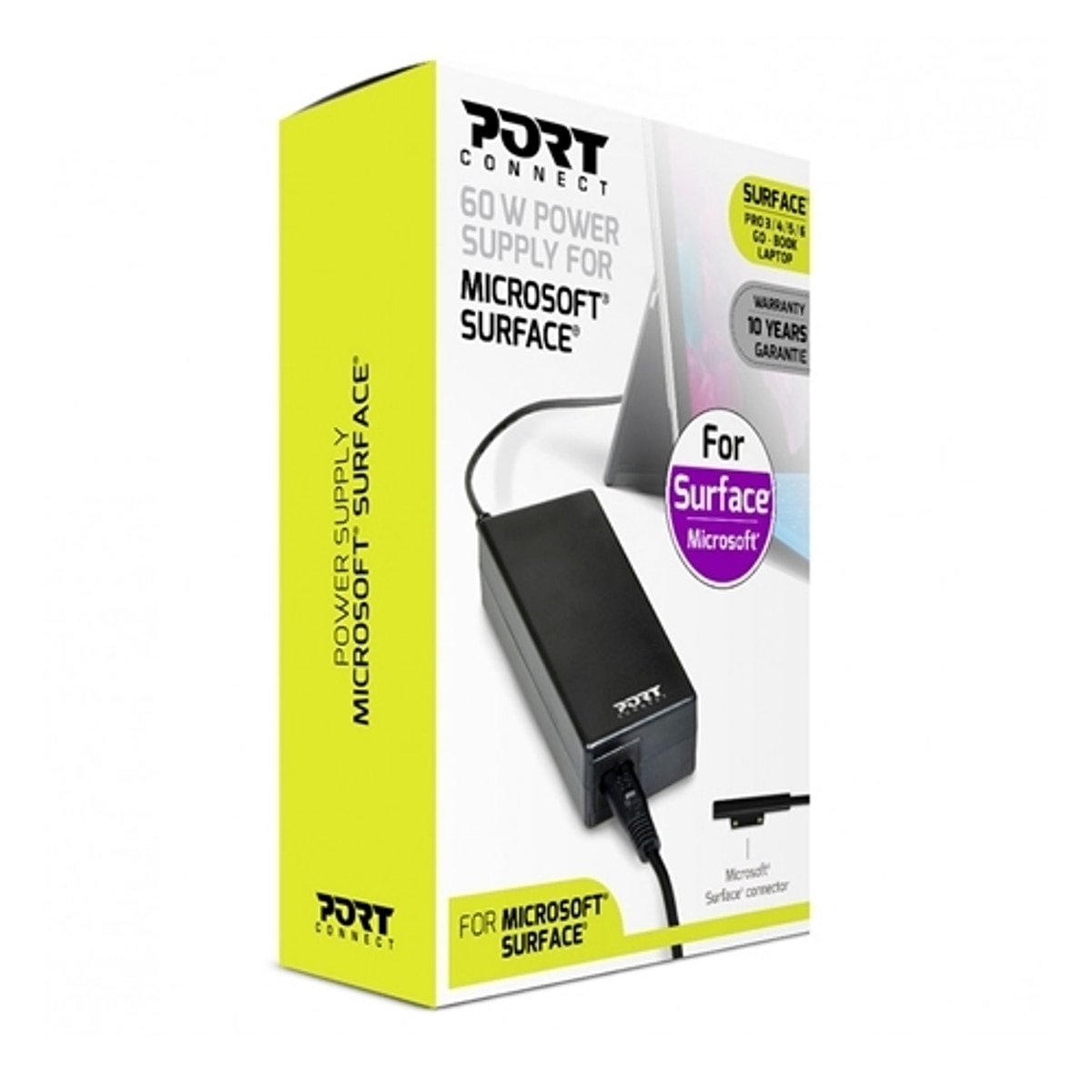 Transformador Port Designs para Microsoft Surface 60W - Preto 2